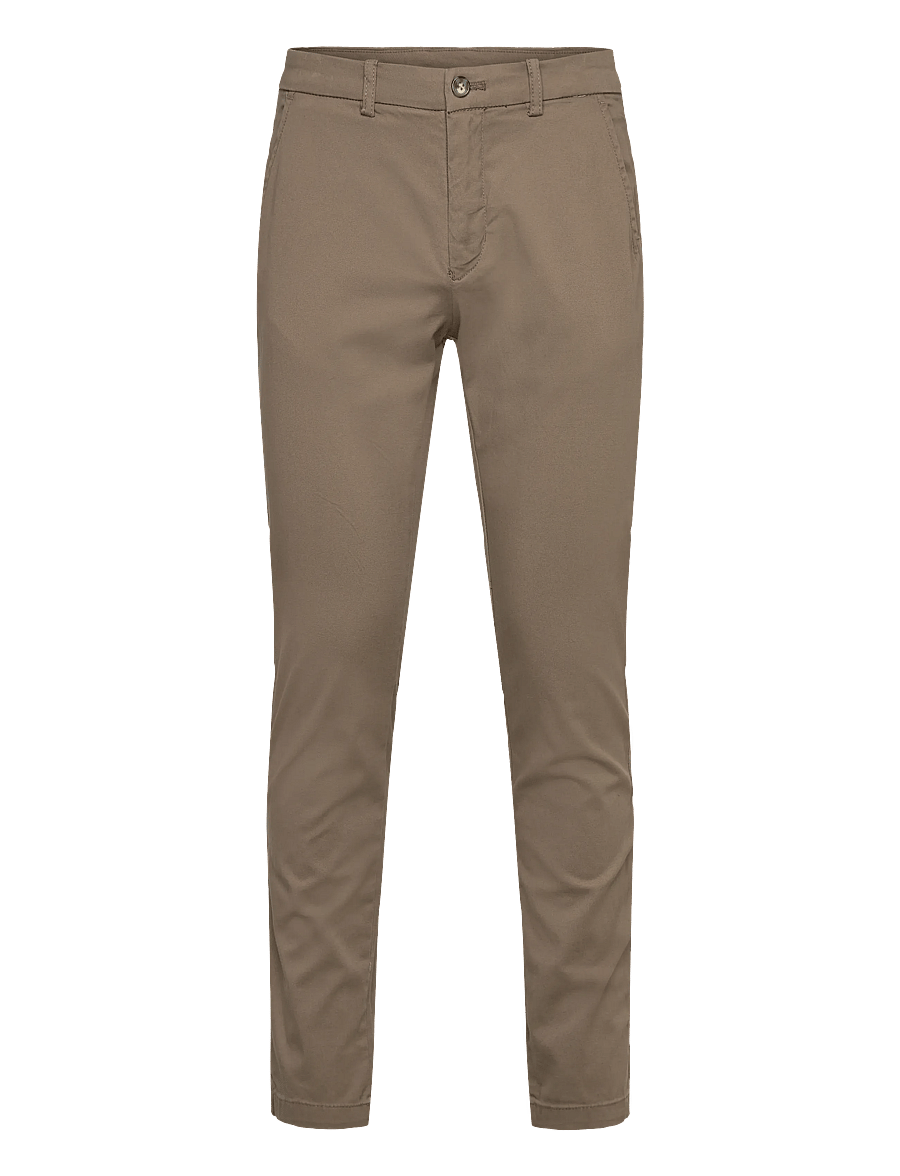 Lindbergh - Superflex chino pants - chinos - dk stone - 1