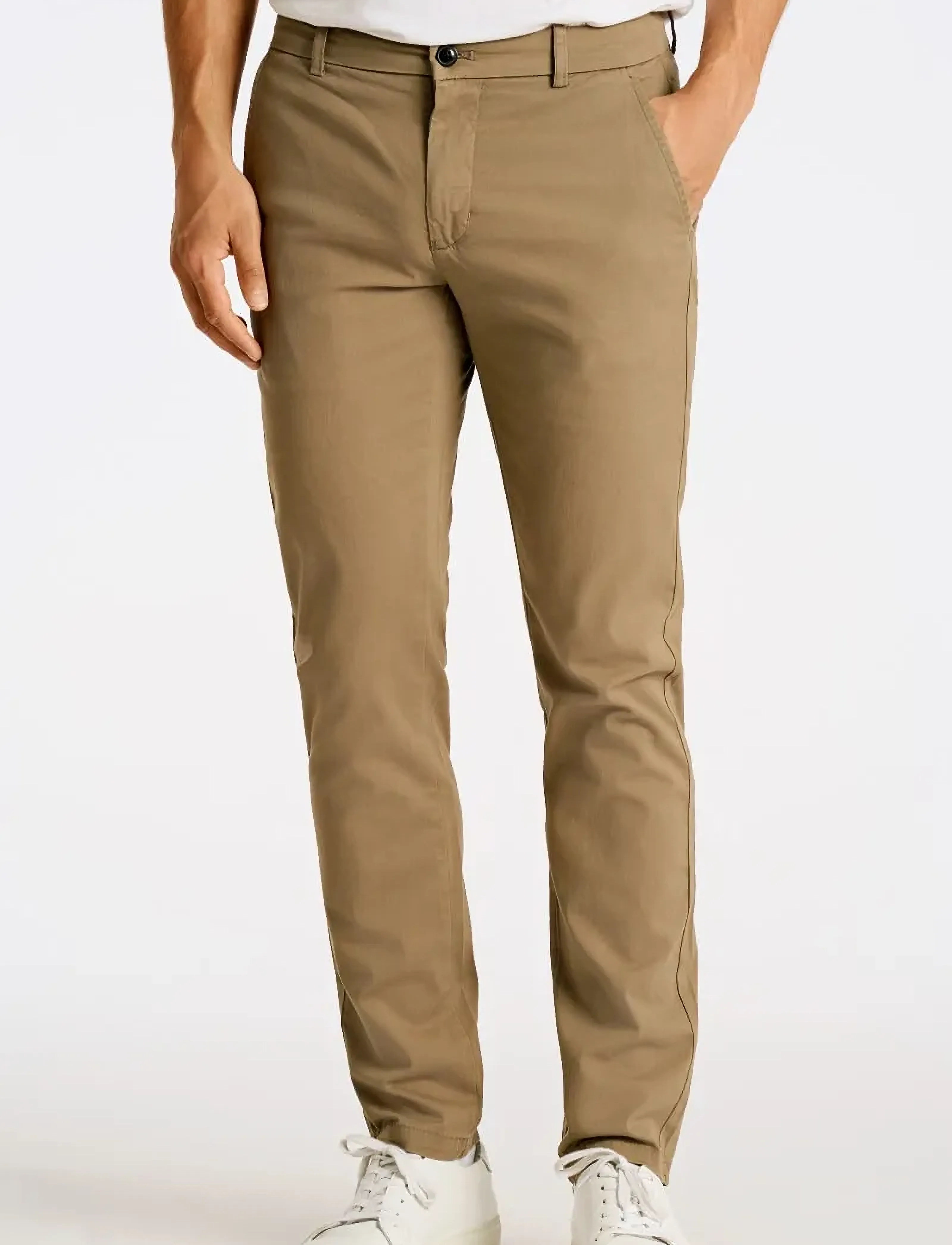 Lindbergh - Superflex chino pants - herren - dk stone - 4
