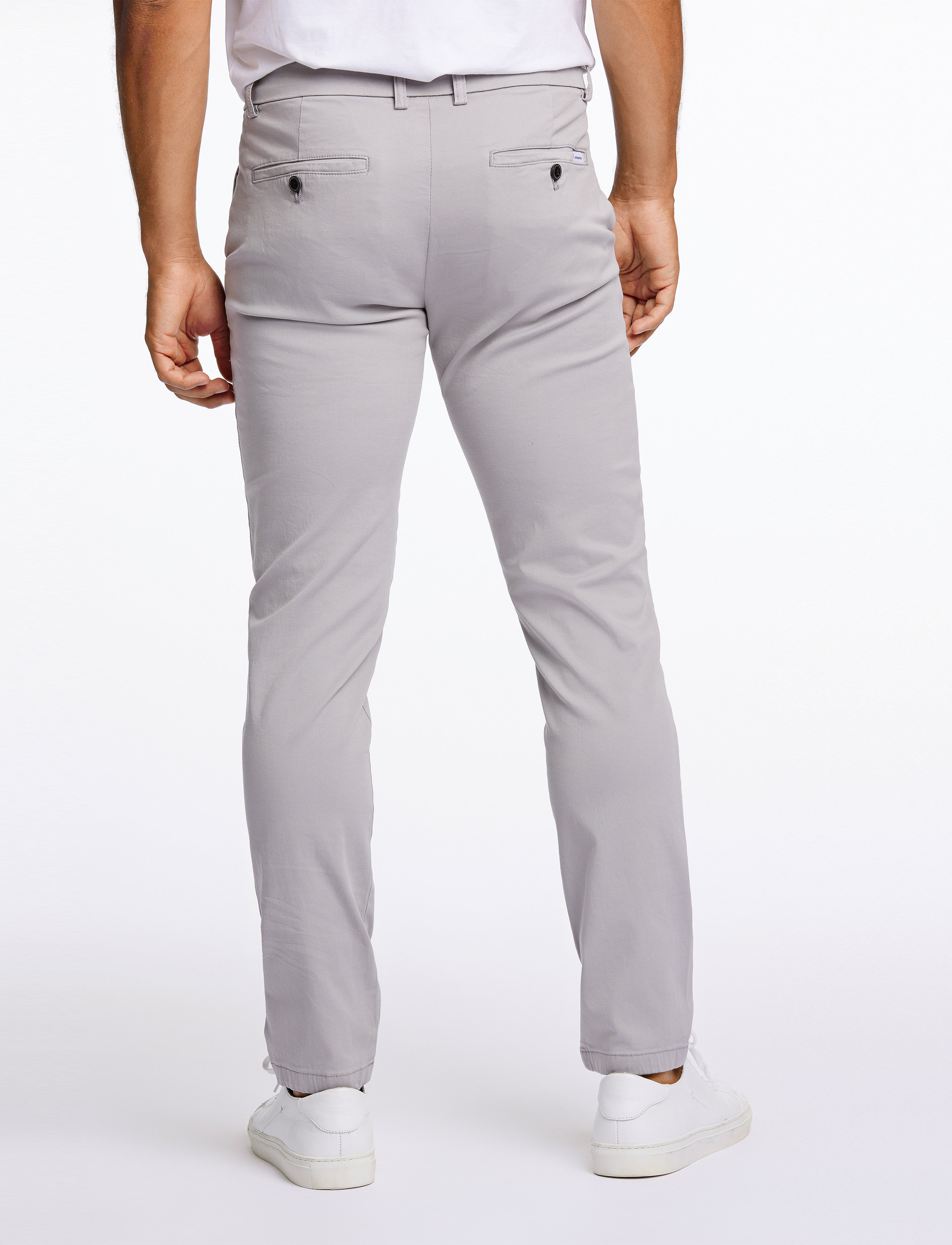 Lindbergh - Superflex chino pants - chinos - lt grey - 3