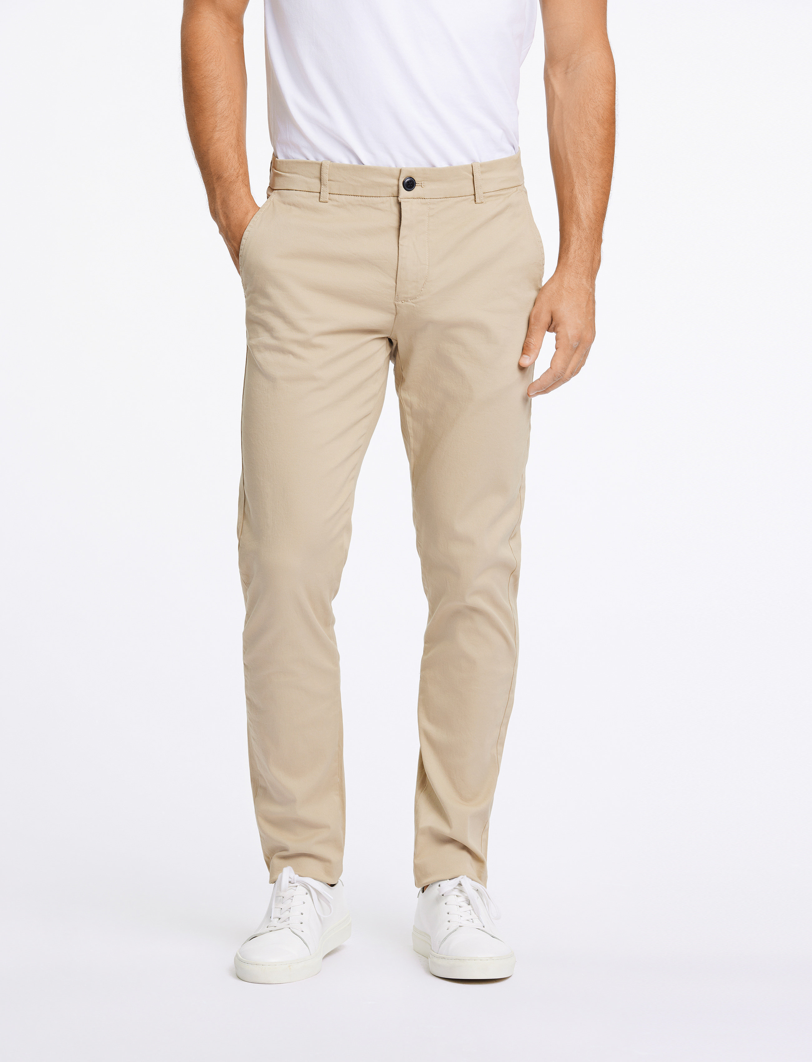 Lindbergh - Superflex chino pants - chinos - sand - 2