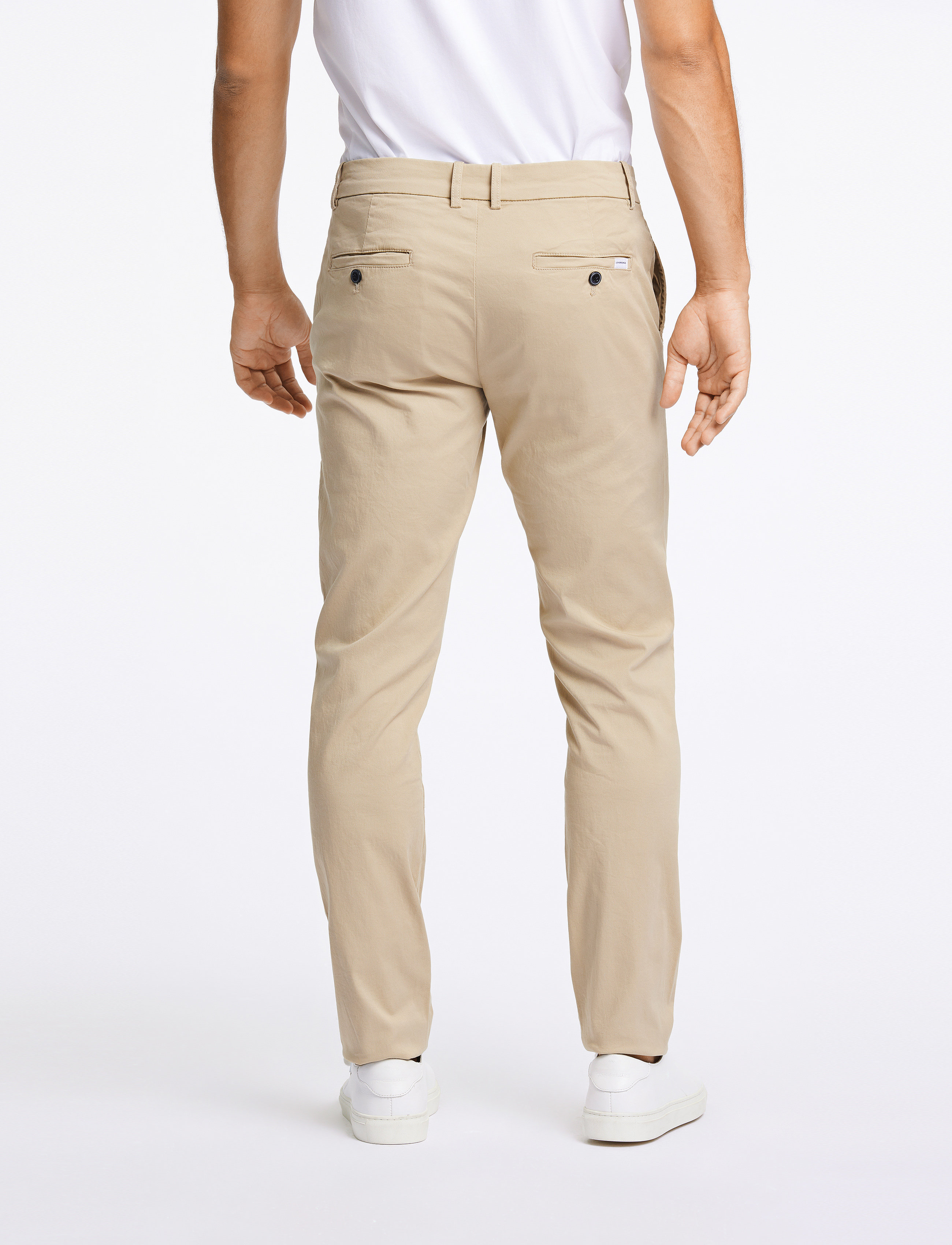 Lindbergh - Superflex chino pants - chinos - sand - 3