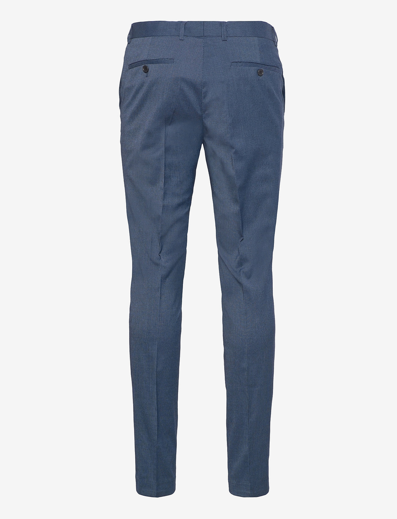 Lindbergh - Stretch grid check suit pant - navy check - 1