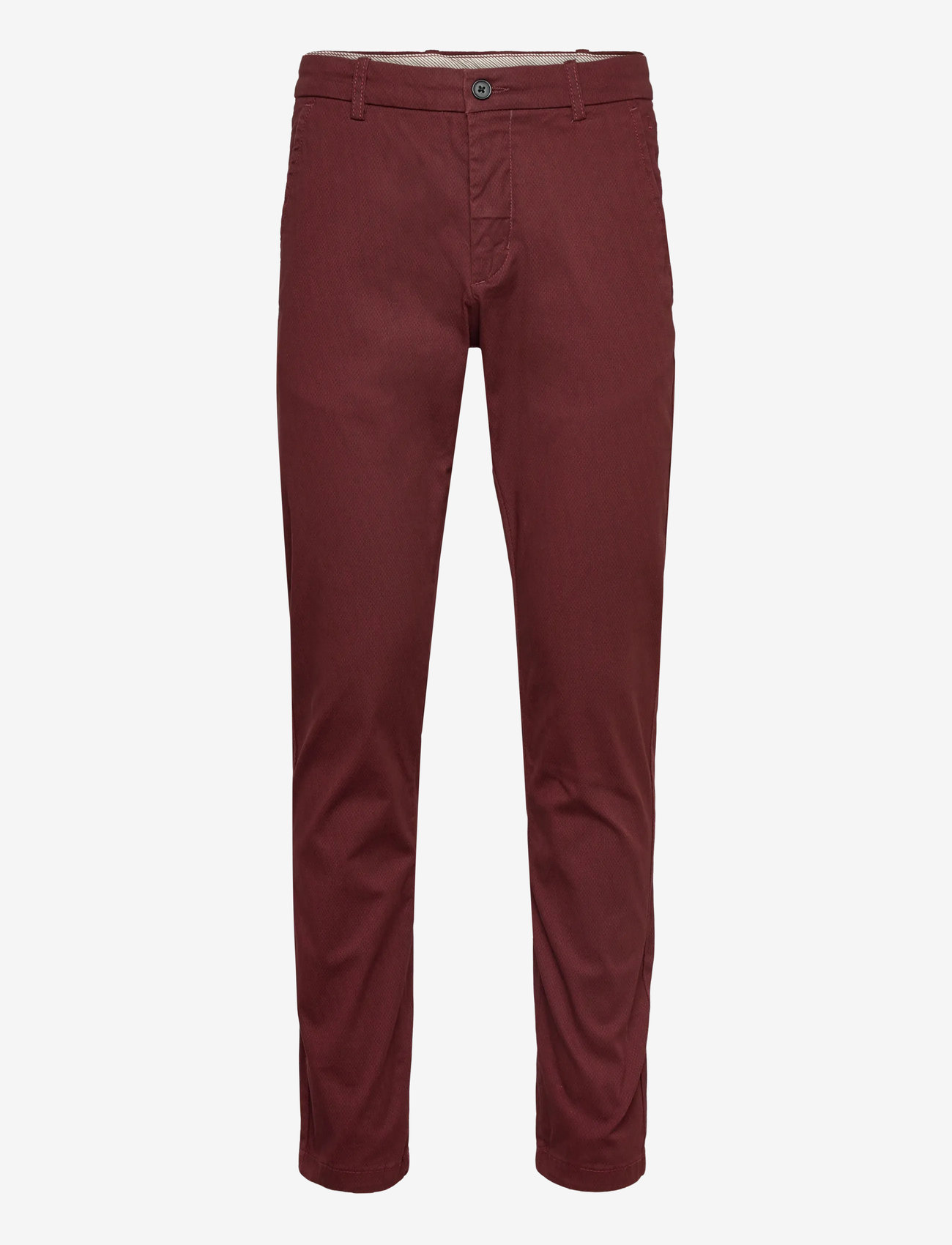 Lindbergh - AOP superflex chino pants - chino püksid - burnt red - 1