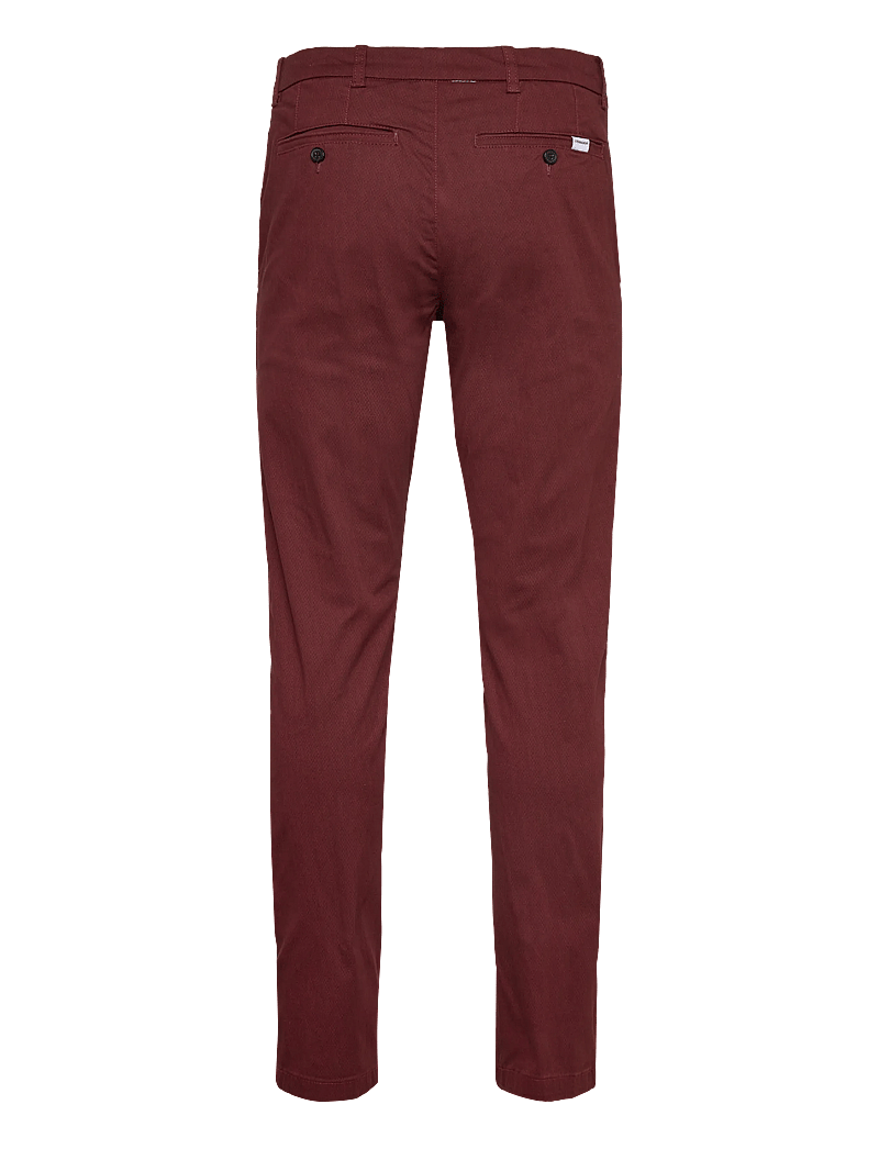 Lindbergh - AOP superflex chino pants - chino püksid - burnt red - 2