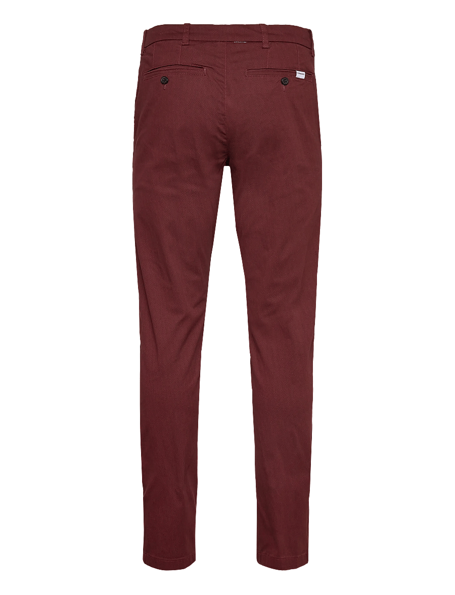 Lindbergh - AOP superflex chino pants - chinos - burnt red - 2