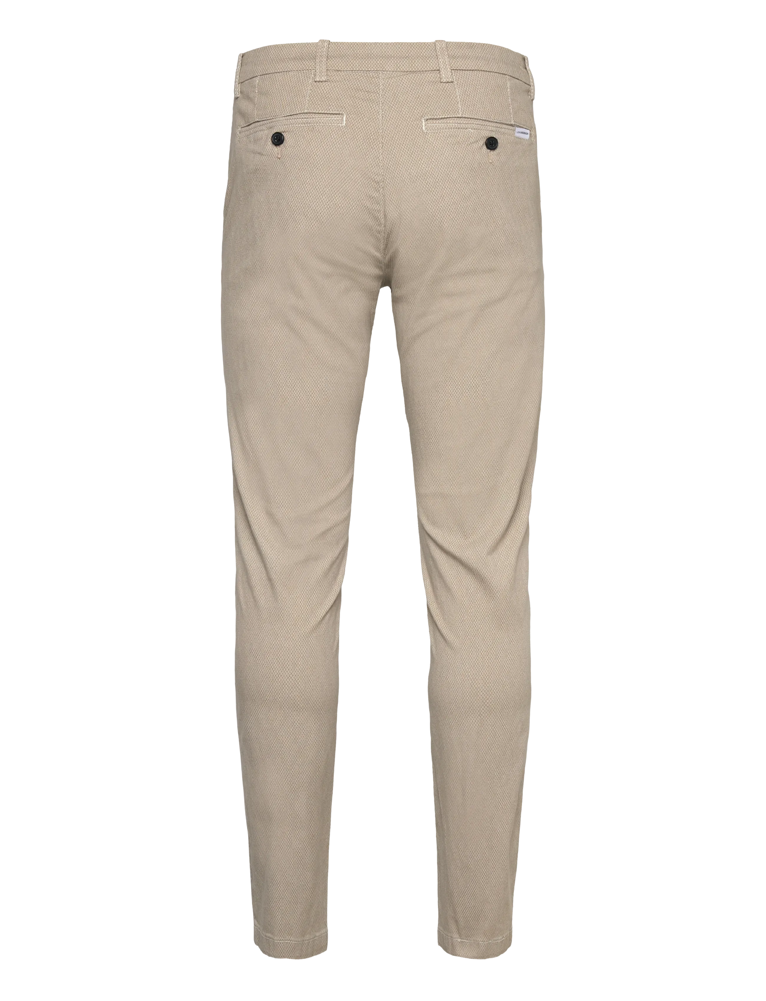 Lindbergh - AOP superflex chino pants - chinos - cream white - 2