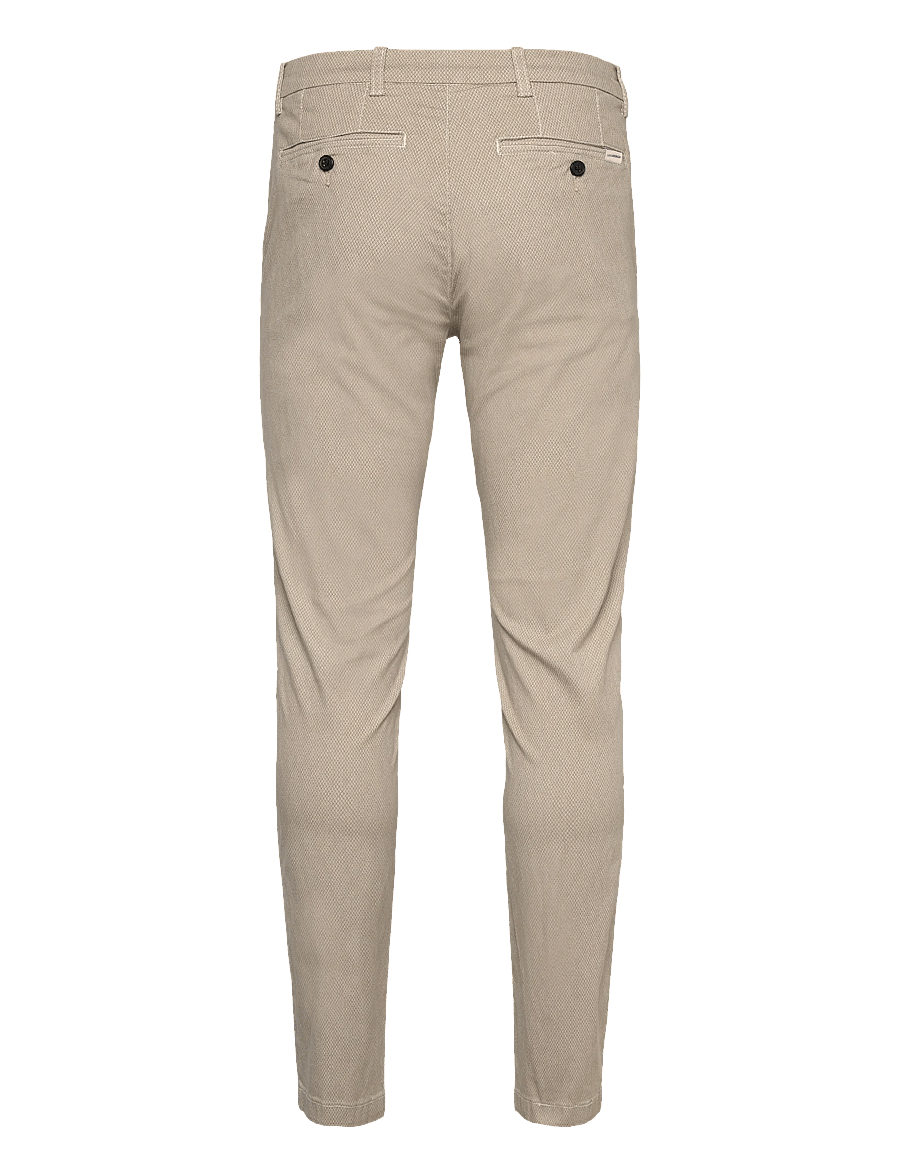 Lindbergh - AOP superflex chino pants - chinos - cream white - 2