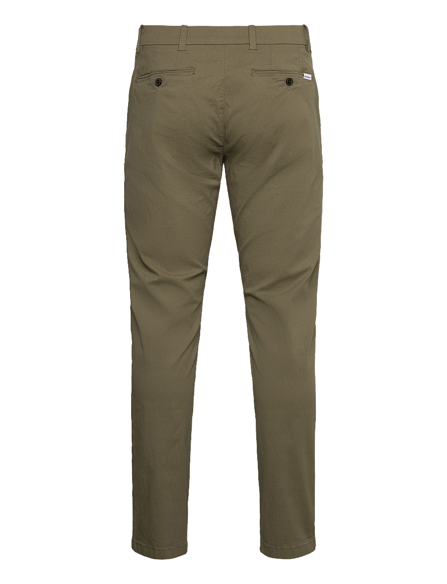 Lindbergh - AOP superflex chino pants - chinos - dk army - 2