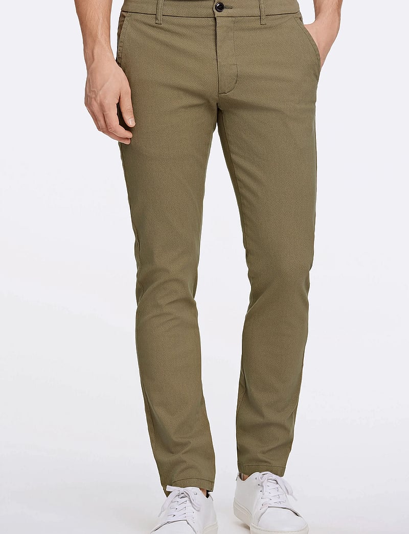 Lindbergh - AOP superflex chino pants - chino püksid - dk army - 0