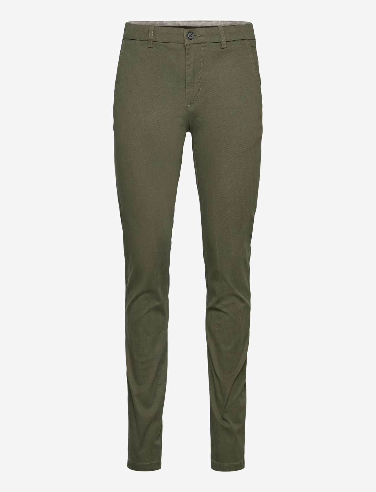 Lindbergh - AOP superflex chino pants - chinos - dk army - 0