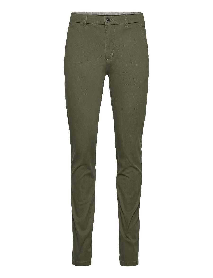 Lindbergh - AOP superflex chino pants - chino stila bikses - dk army - 0