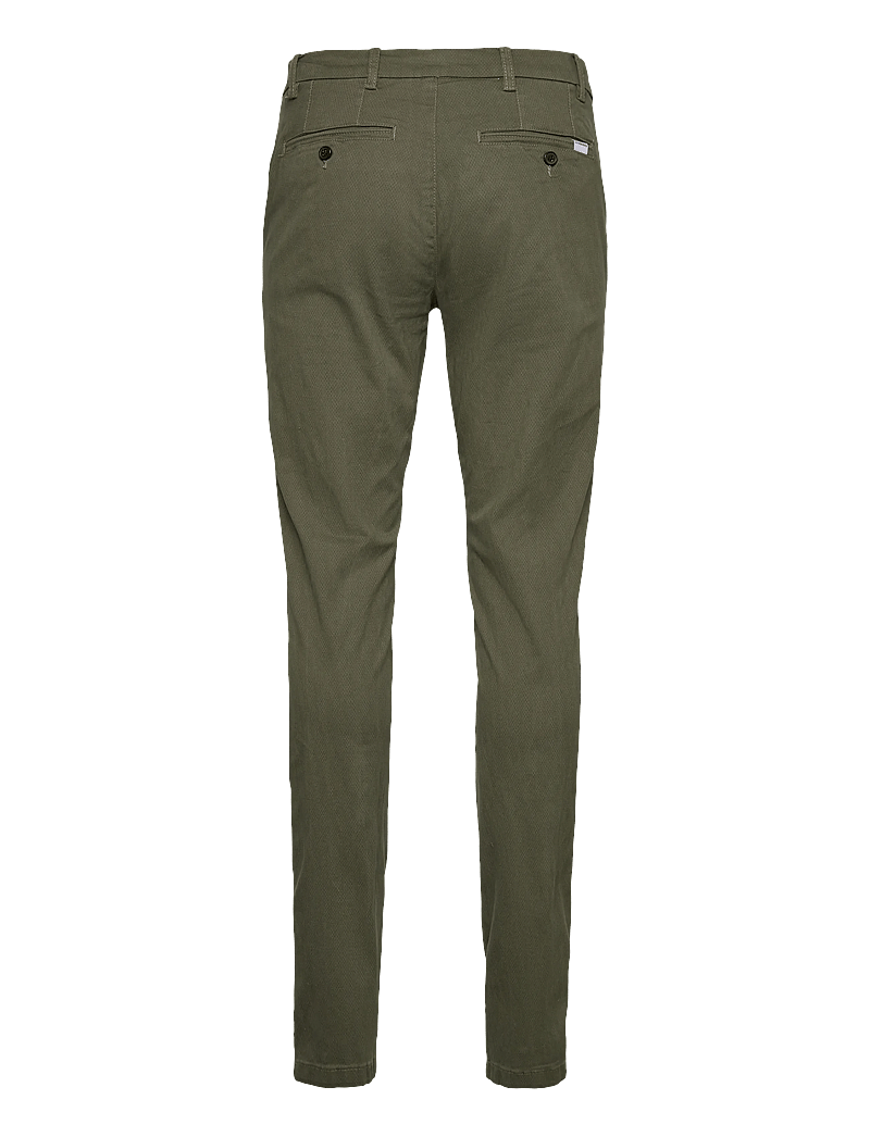 Lindbergh - AOP superflex chino pants - chinos - dk army - 1