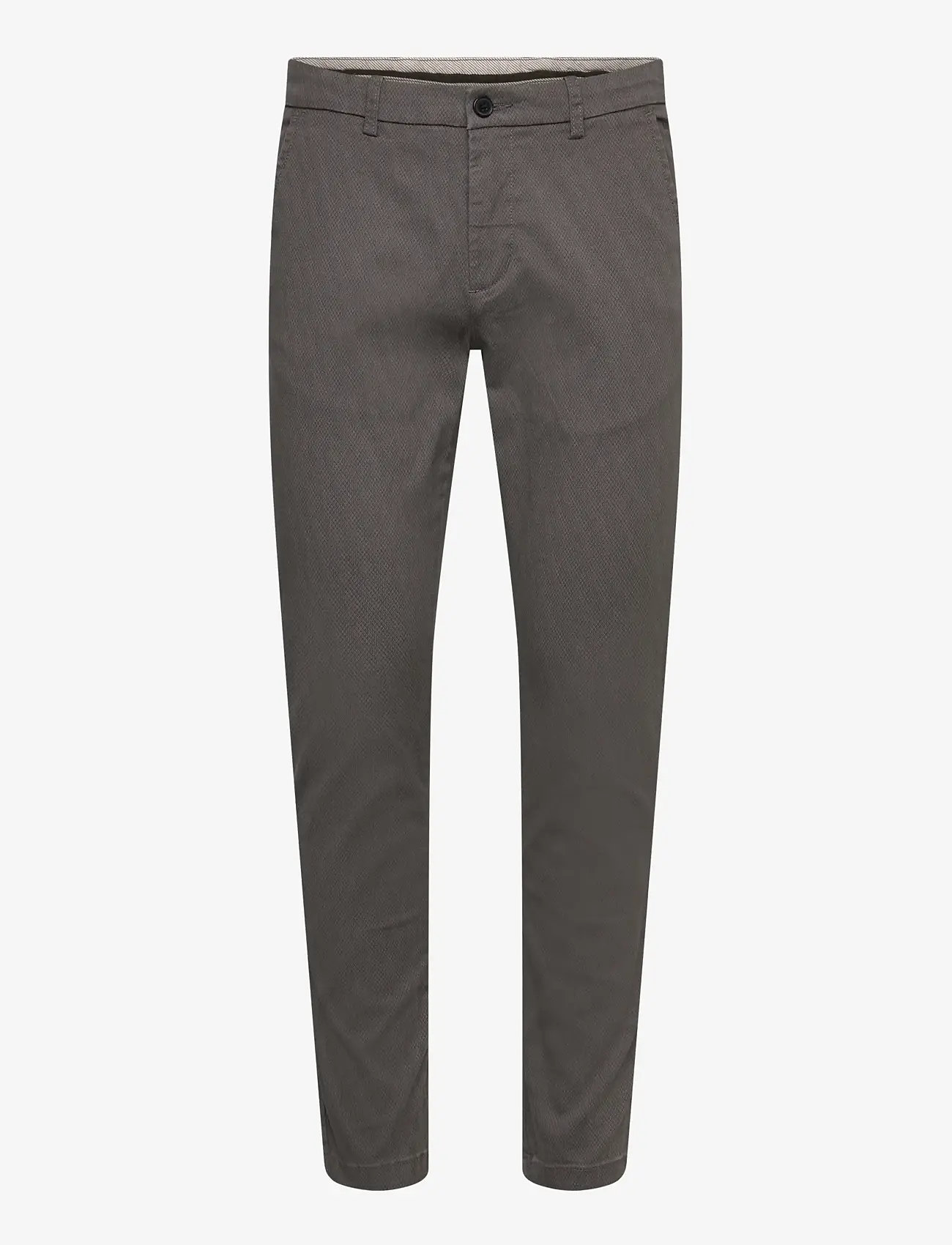 Lindbergh - AOP superflex chino pants - chino püksid - dk deep grey - 1