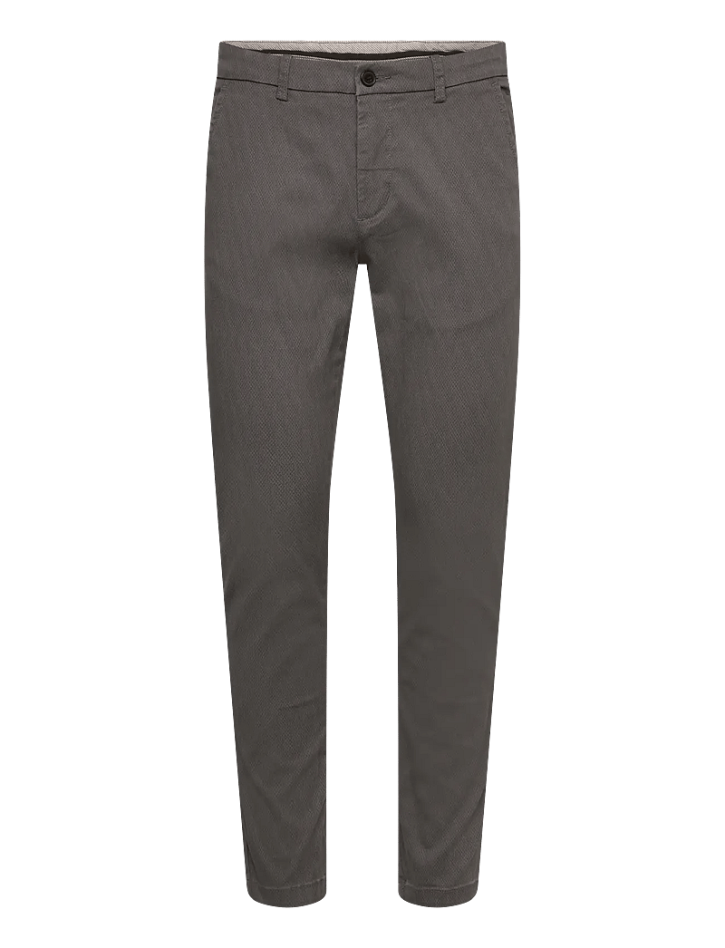 Lindbergh - AOP superflex chino pants - chino püksid - dk deep grey - 1