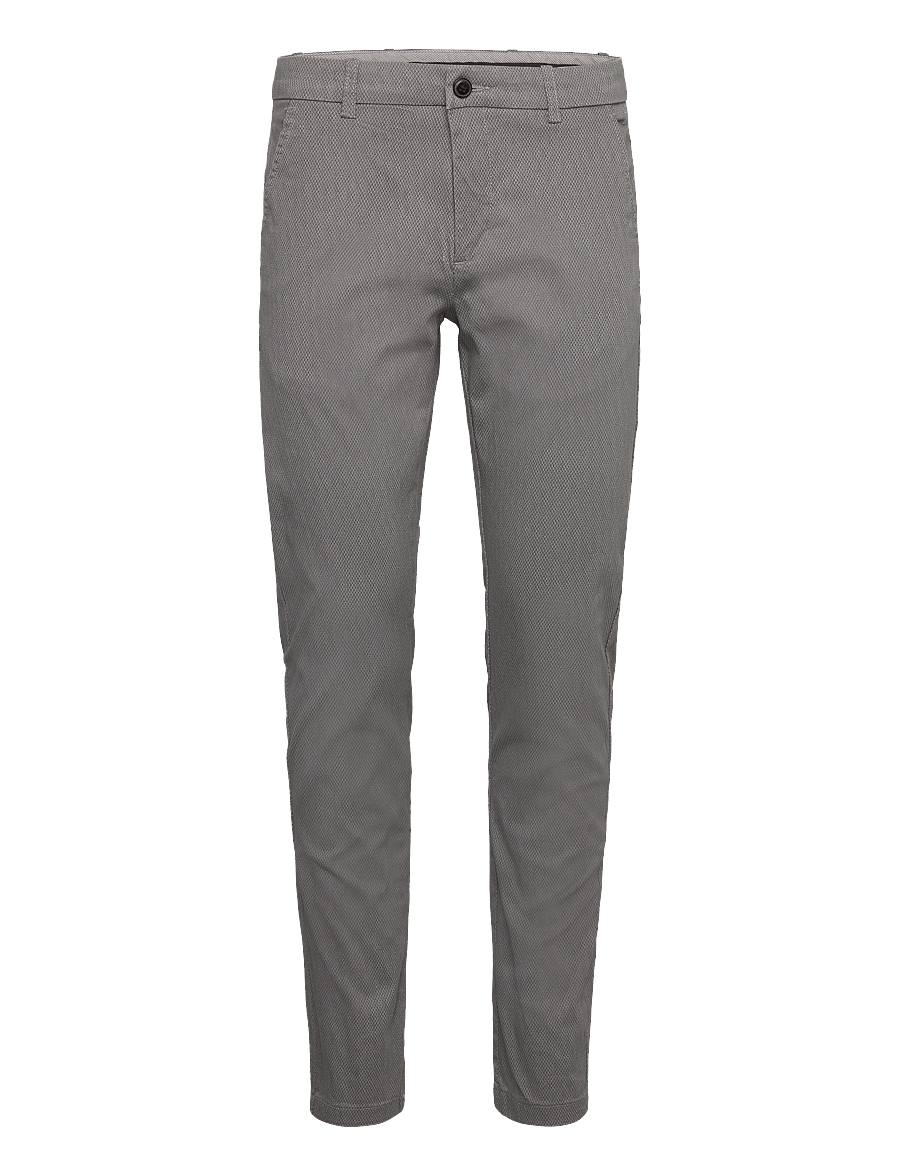 Lindbergh - AOP superflex chino pants - chino stila bikses - lt grey - 0