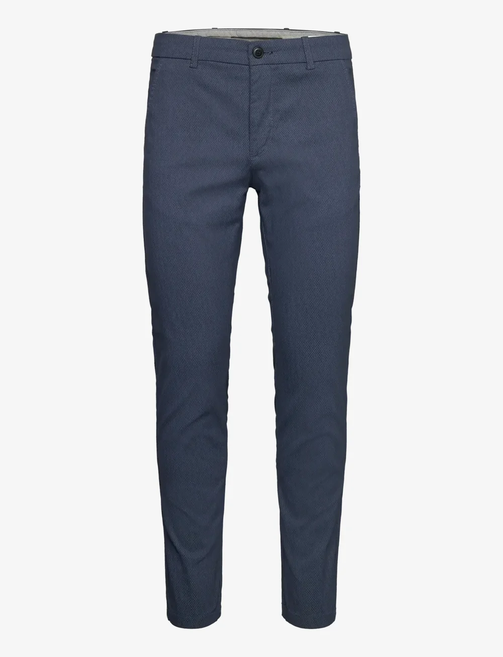 Lindbergh - AOP superflex chino pants - chinos - navy - 1