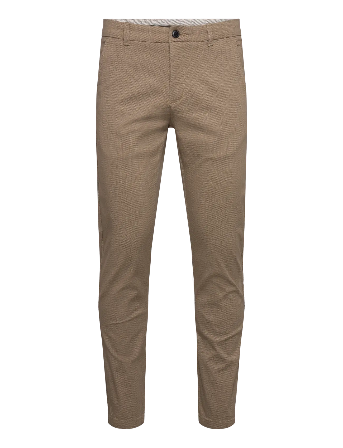 Lindbergh AOP superflex chino pants - Bukser - SAND / beige