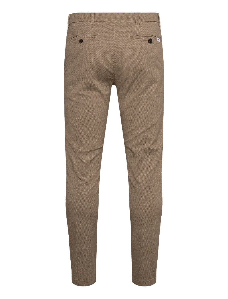 Lindbergh - AOP superflex chino pants - chinos - sand - 2