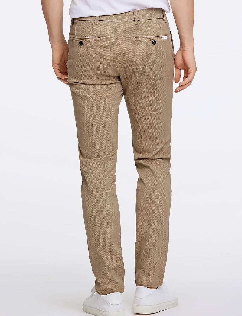 Lindbergh - AOP superflex chino pants - chinos - sand - 3