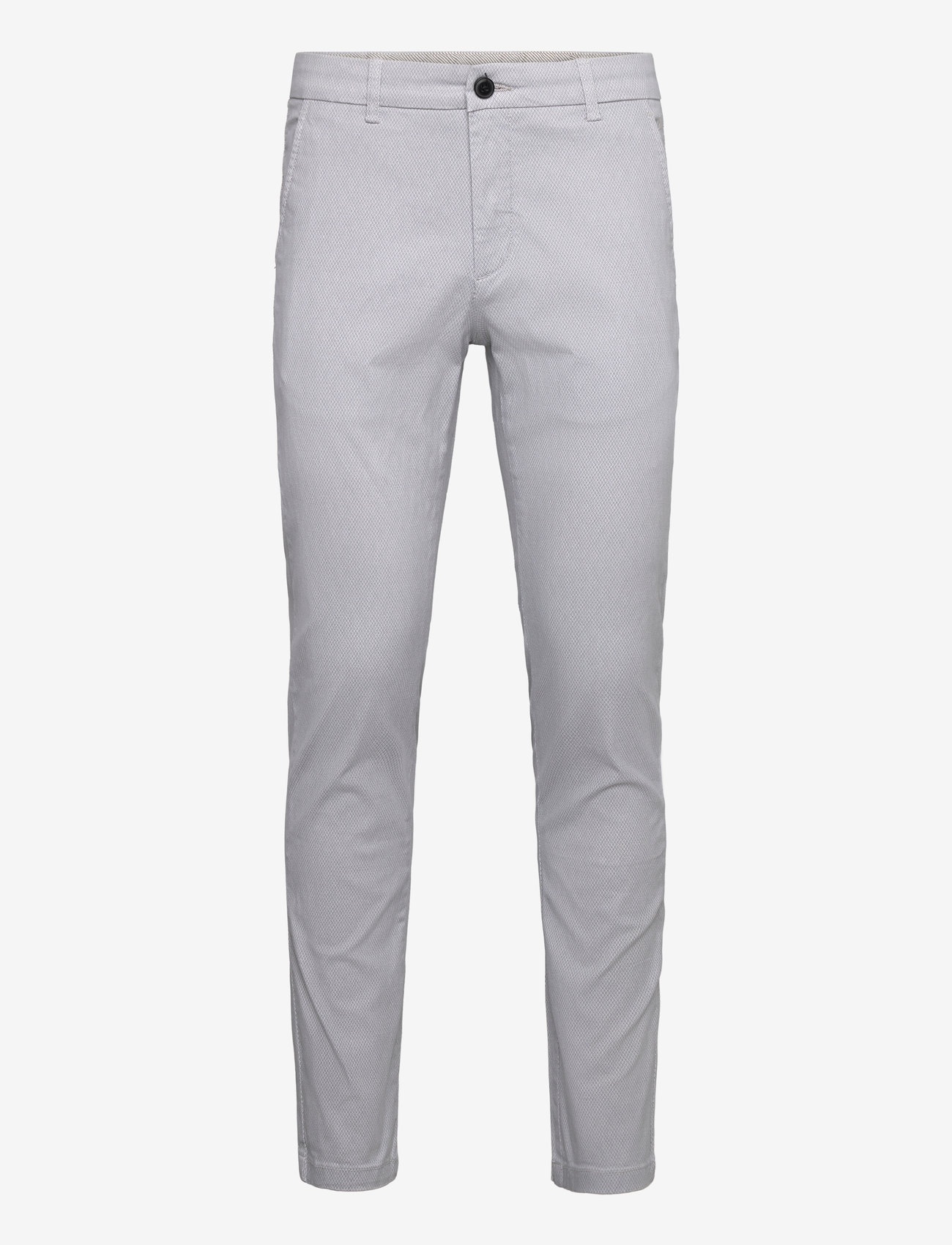 Lindbergh - AOP superflex chino pants - chinos - white - 0