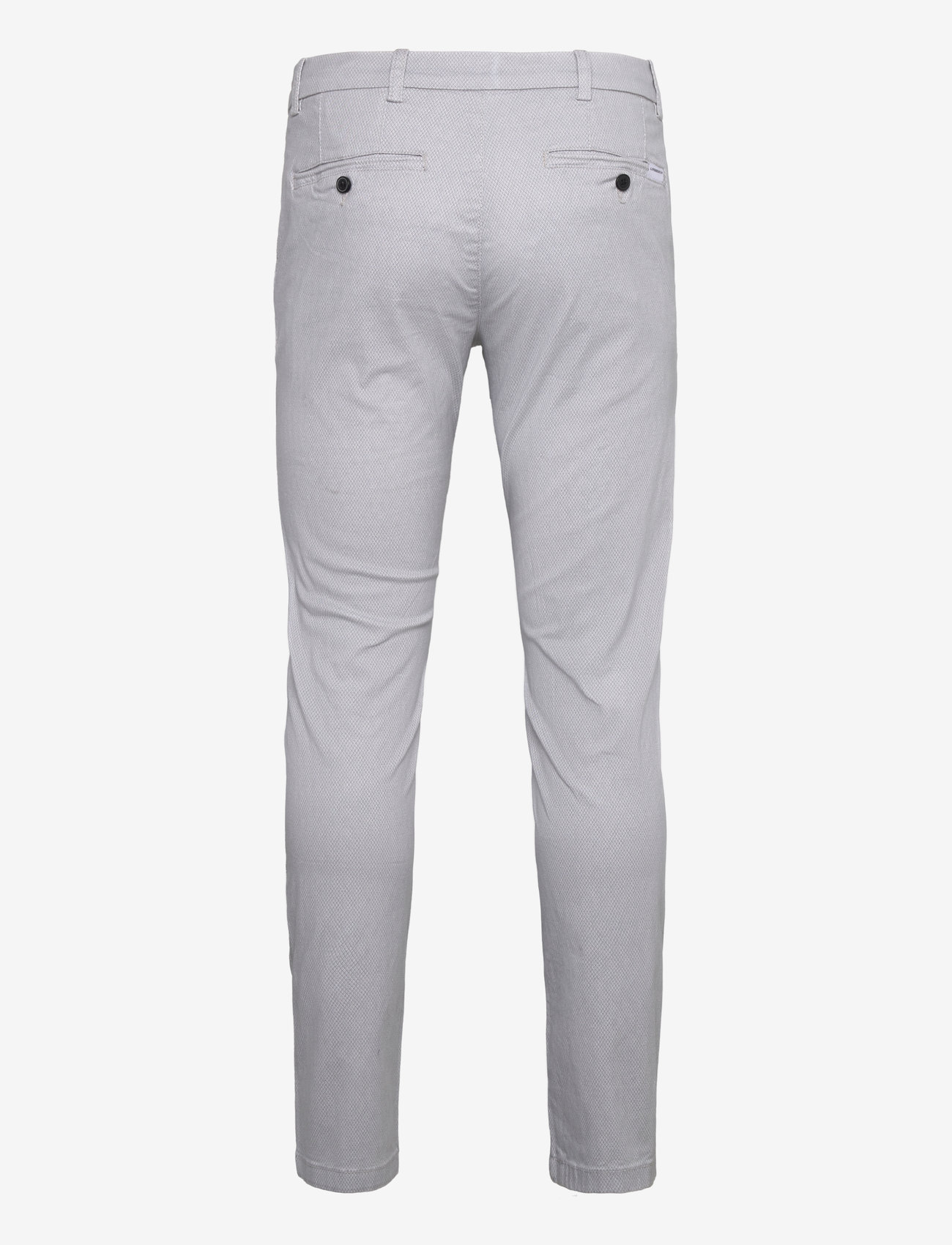 Lindbergh - AOP superflex chino pants - chinos - white - 1