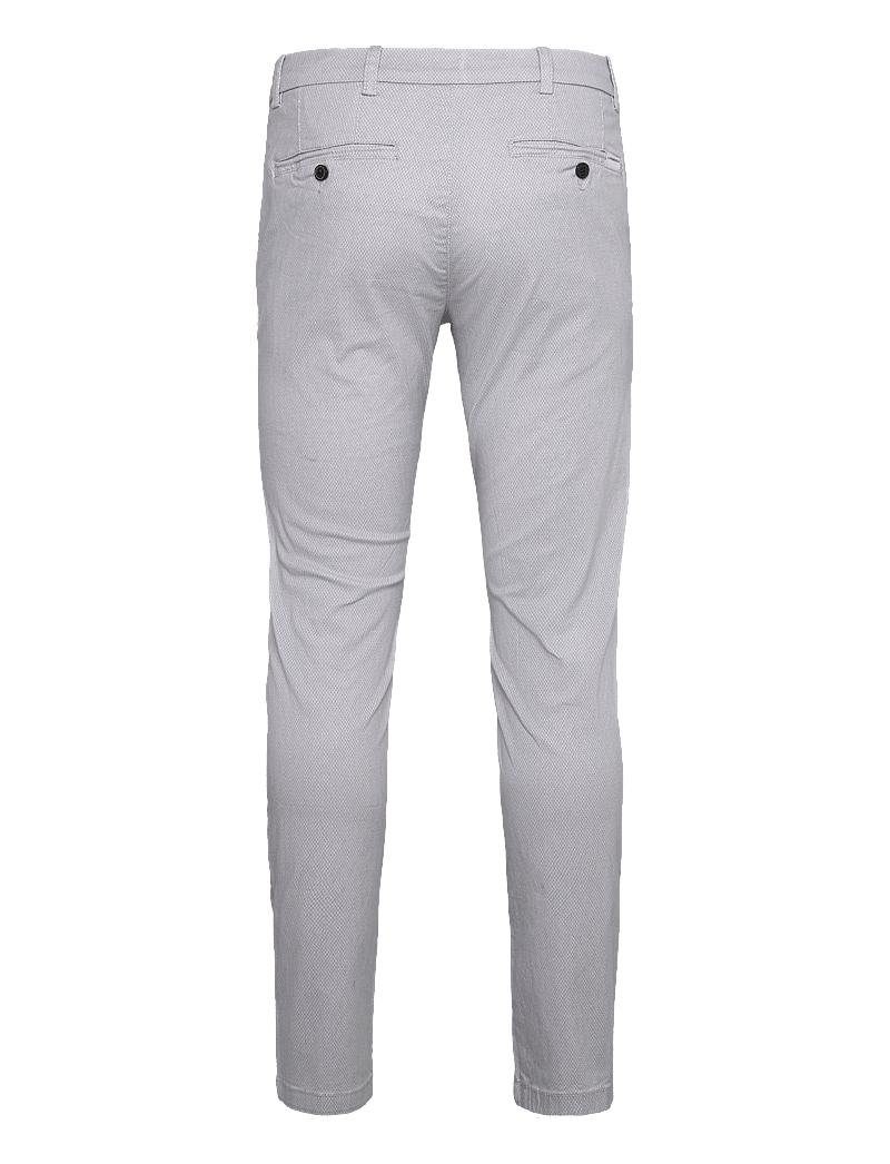 Lindbergh - AOP superflex chino pants - chino püksid - white - 1