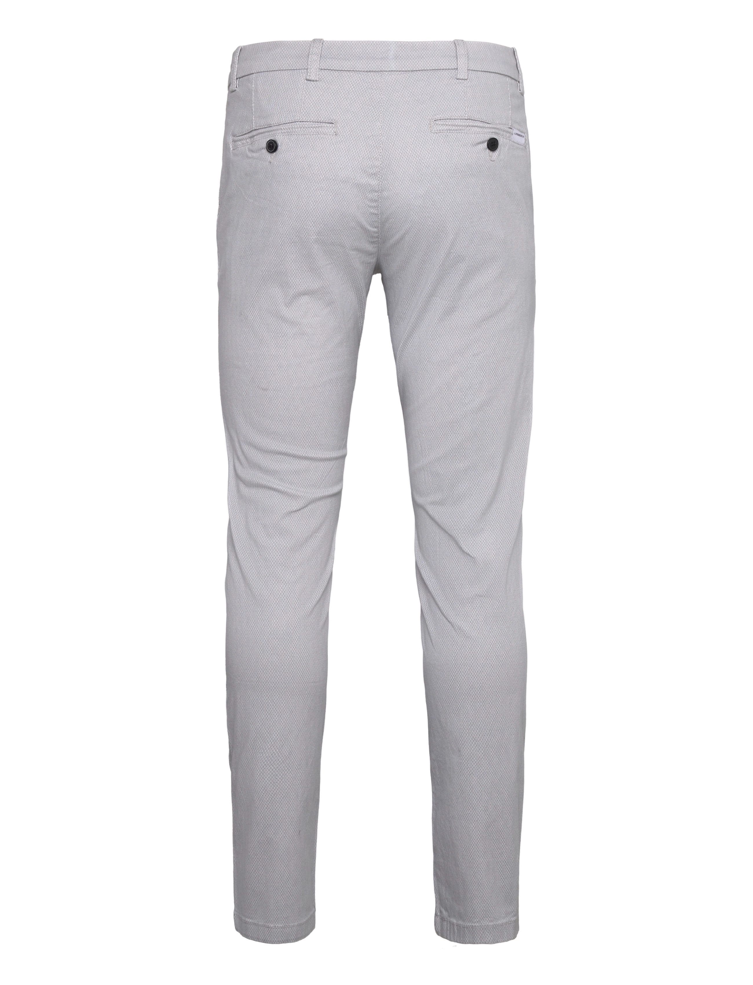 Lindbergh - AOP superflex chino pants - chinos - white - 1