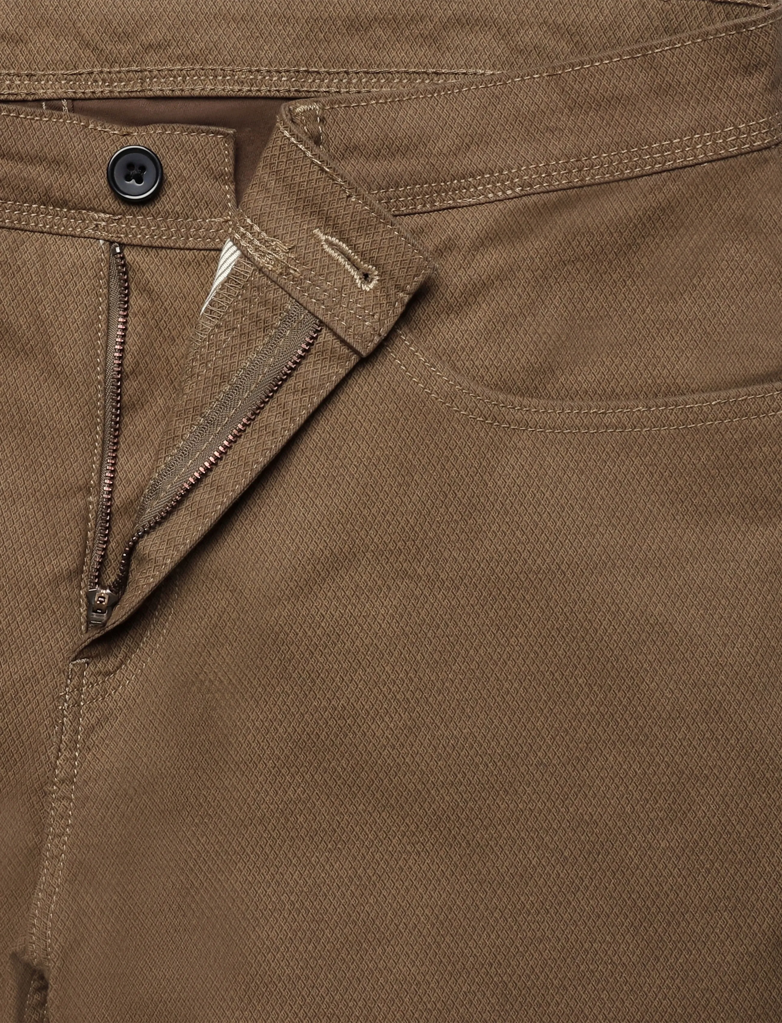 Lindbergh - AOP 5-pocket pants - casual bukser - deep brown - 5