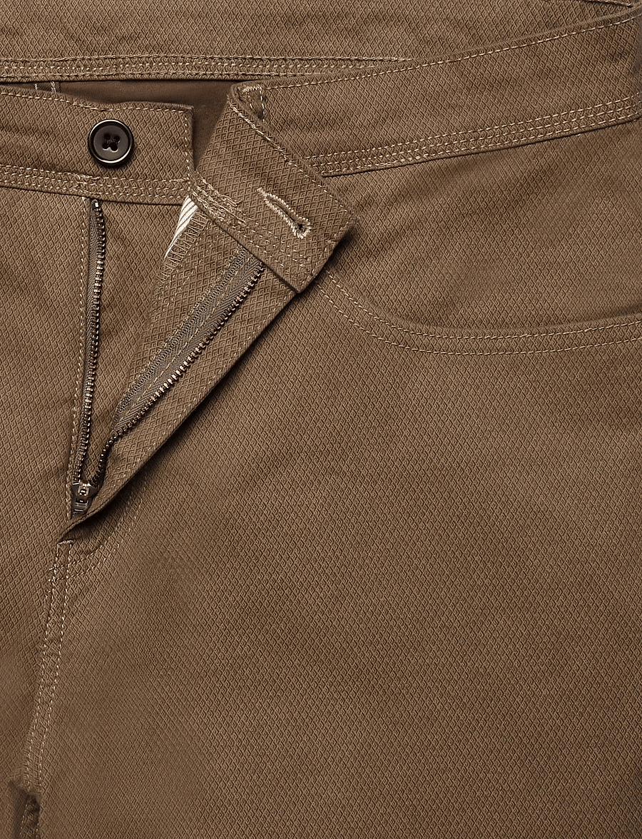 Lindbergh - AOP 5-pocket pants - casual trousers - deep brown - 5