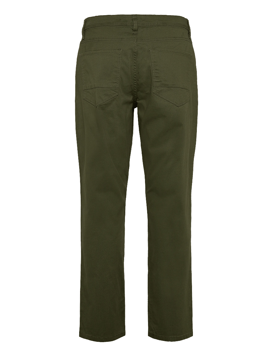 Lindbergh - AOP 5-pocket pants - casual byxor - dk army - 2