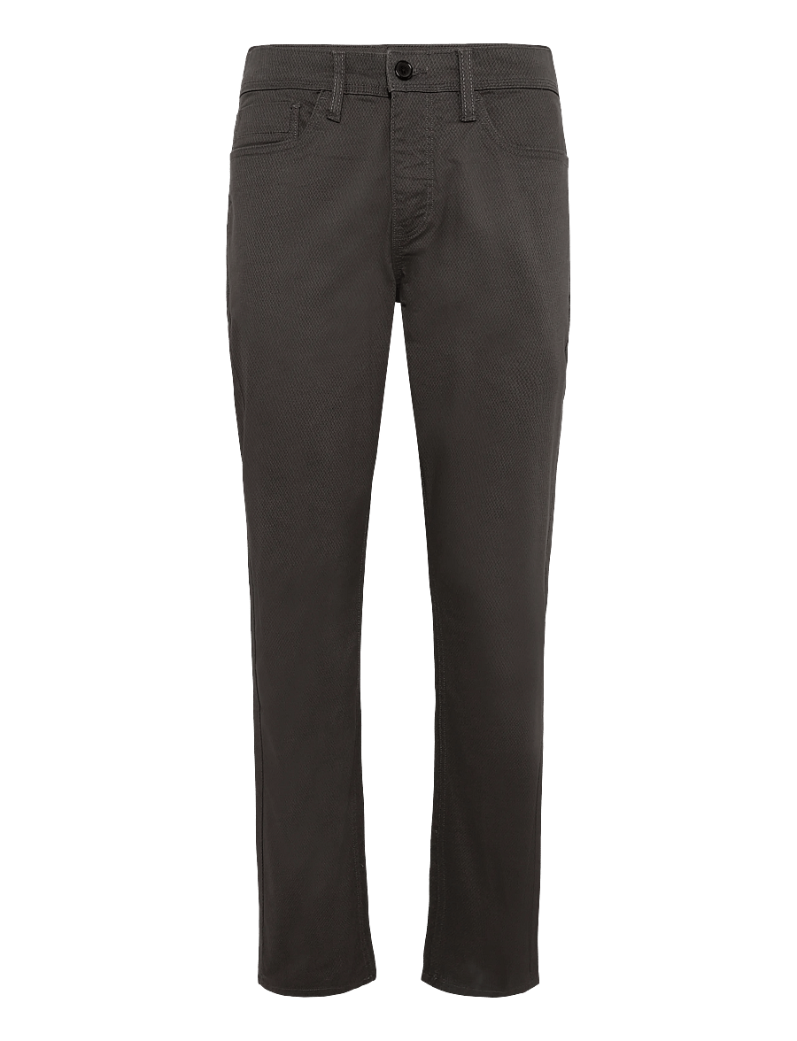 Lindbergh - AOP 5-pocket pants - casual byxor - dk deep grey - 1