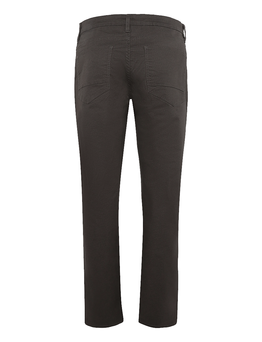 Lindbergh - AOP 5-pocket pants - casual byxor - dk deep grey - 2