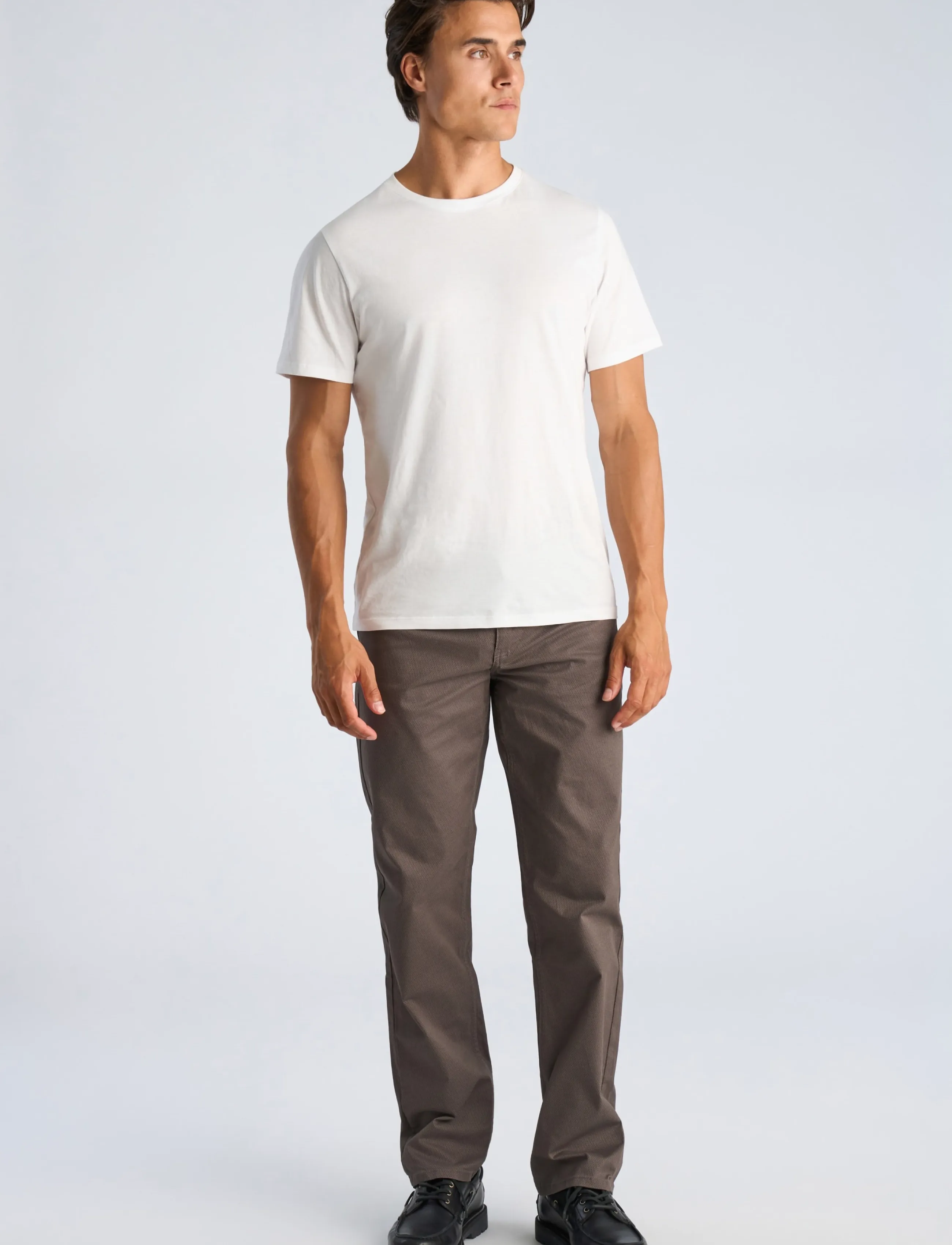 Lindbergh AOP 5-pocket pants - Casual bukser - DK DEEP GREY / grey