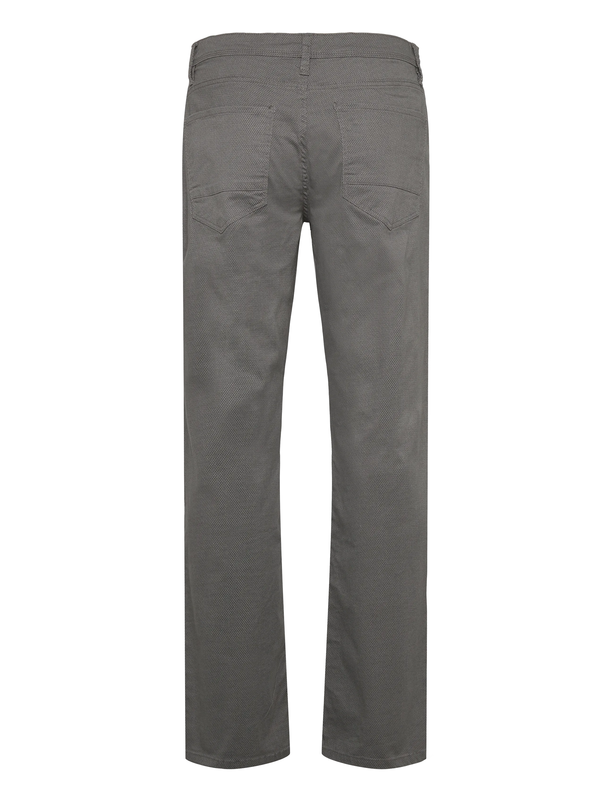Lindbergh - AOP 5-pocket pants - casual trousers - lt grey - 2