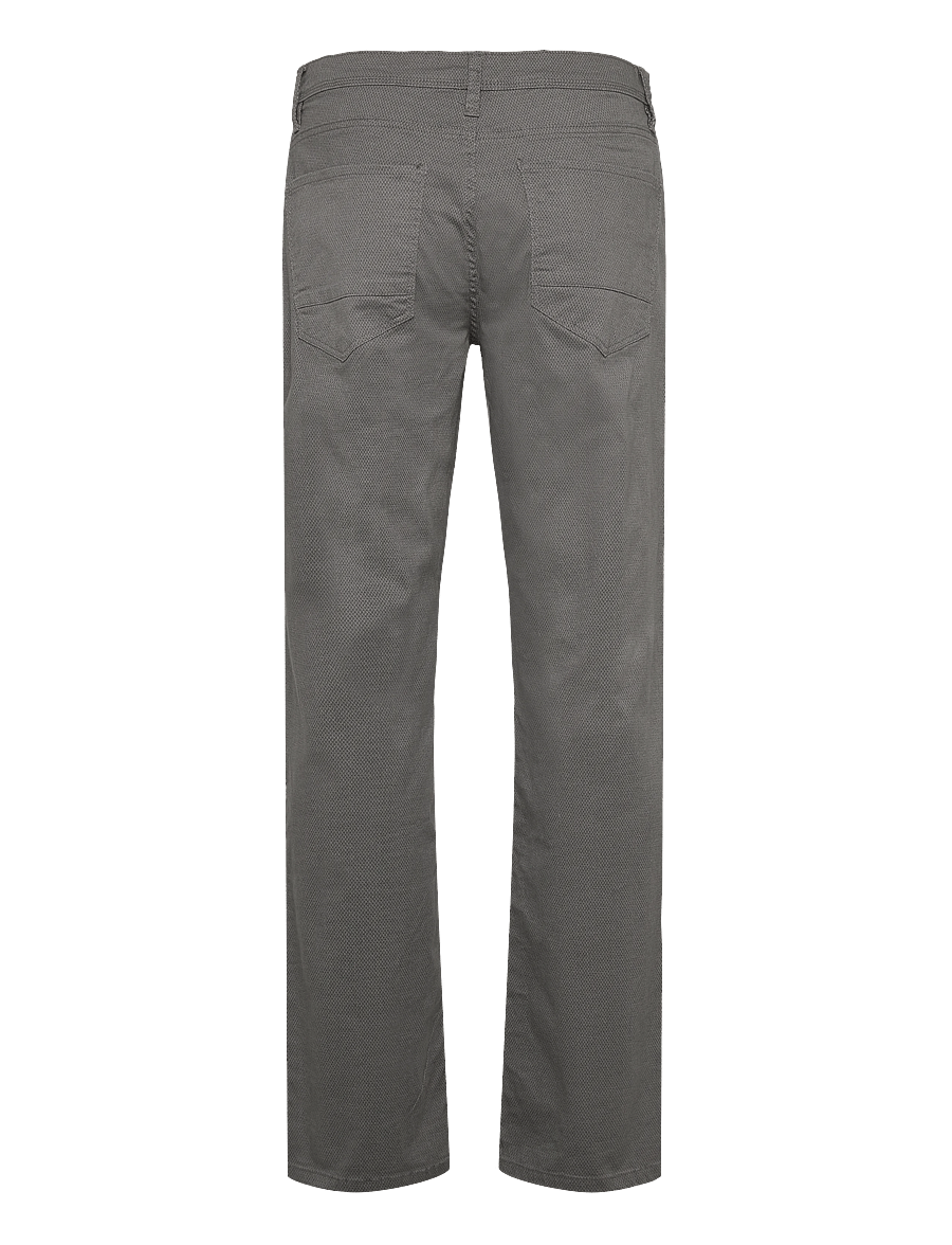 Lindbergh - AOP 5-pocket pants - casual byxor - lt grey - 2