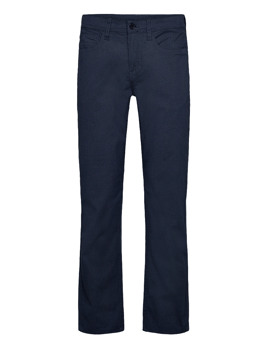 Lindbergh - AOP 5-pocket pants - vabaajapüksid - navy - 1