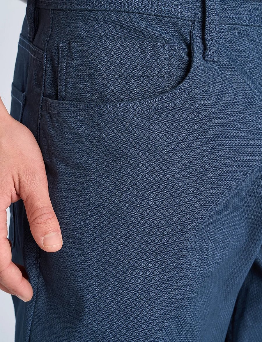 Lindbergh - AOP 5-pocket pants - vabaajapüksid - navy - 5