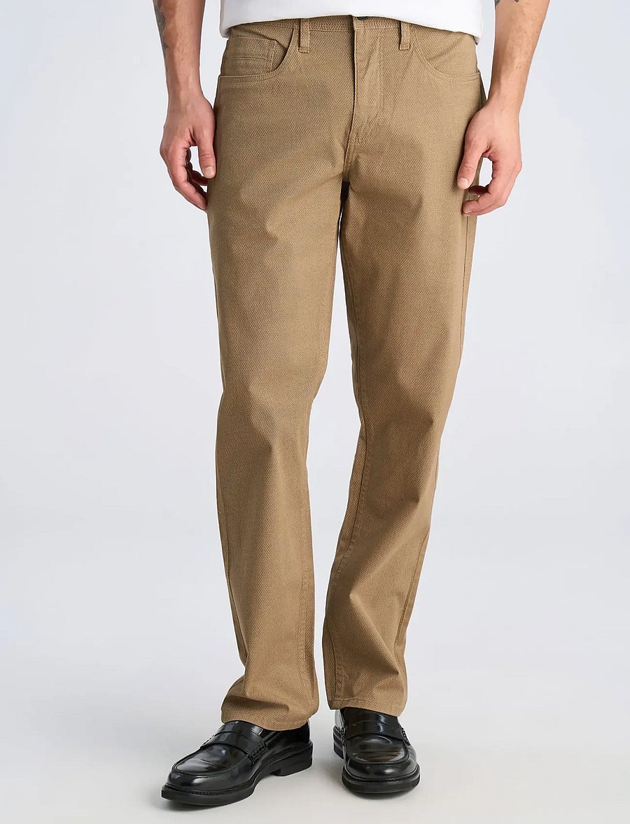 Lindbergh - AOP 5-pocket pants - casual byxor - sand - 3