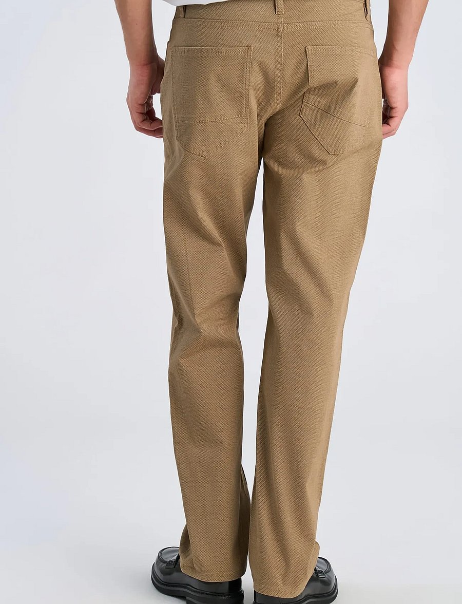 Lindbergh - AOP 5-pocket pants - casual byxor - sand - 4