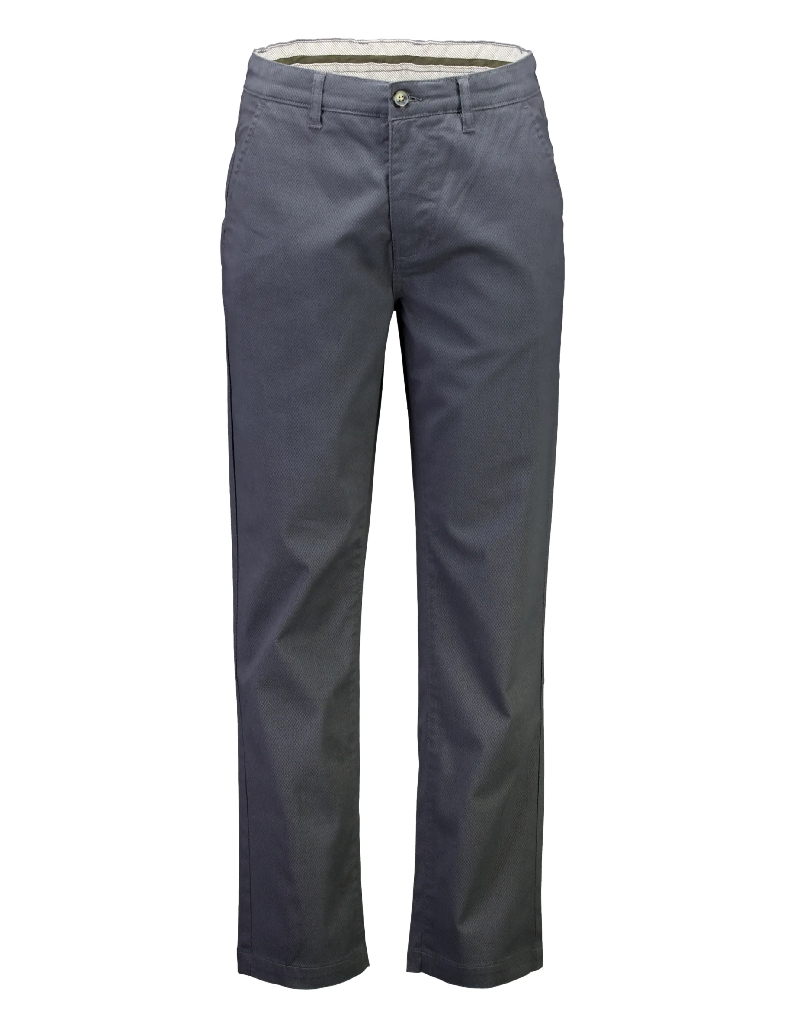 Lindbergh - AOP superflex chino pants - freizeithosen - blue grey - 1