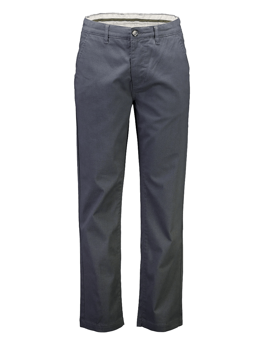 Lindbergh - AOP superflex chino pants - freizeithosen - blue grey - 1