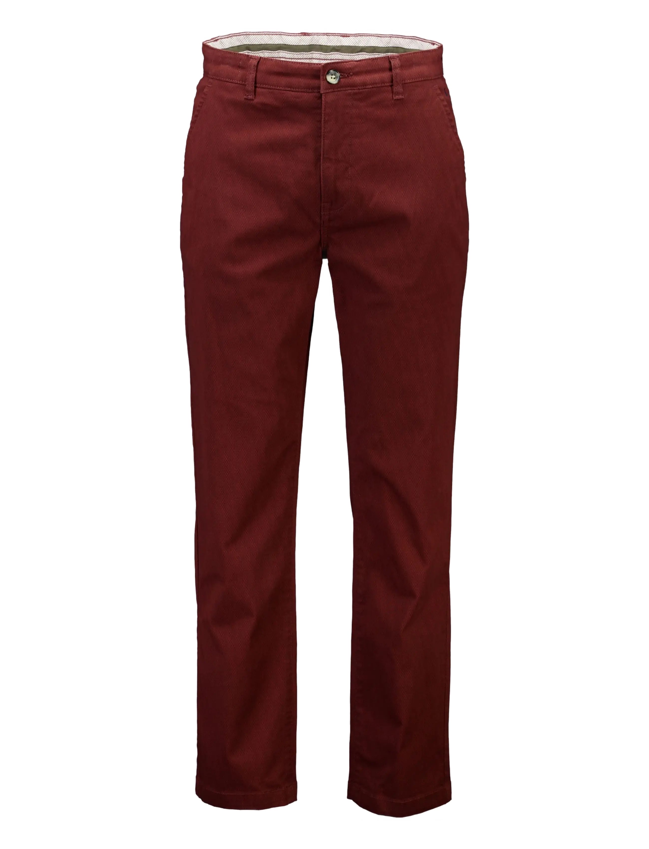 Lindbergh - AOP superflex chino pants - vabaajapüksid - burgundy - 1