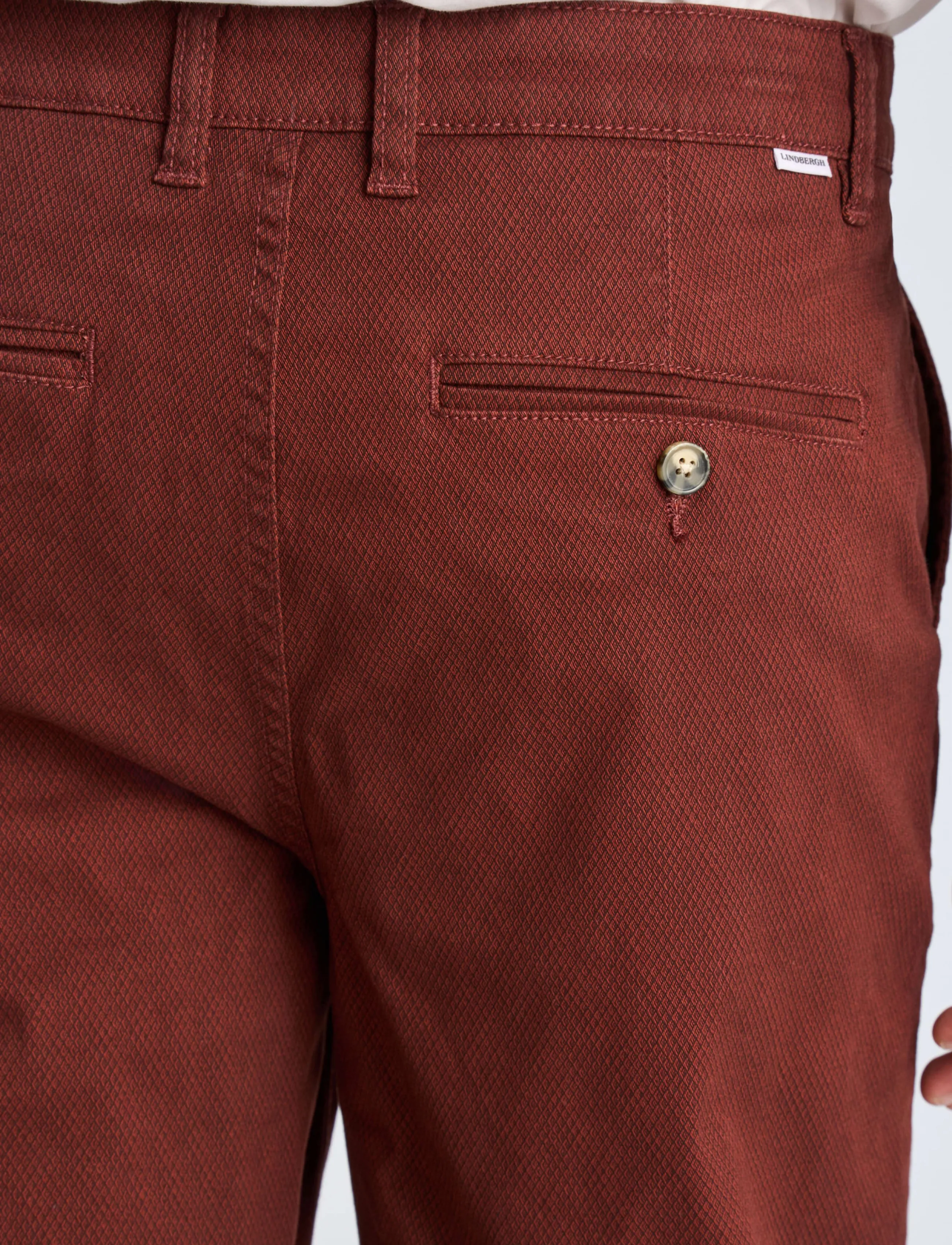 Lindbergh Aop Superflex Chino Pants chinos herr – bild 5