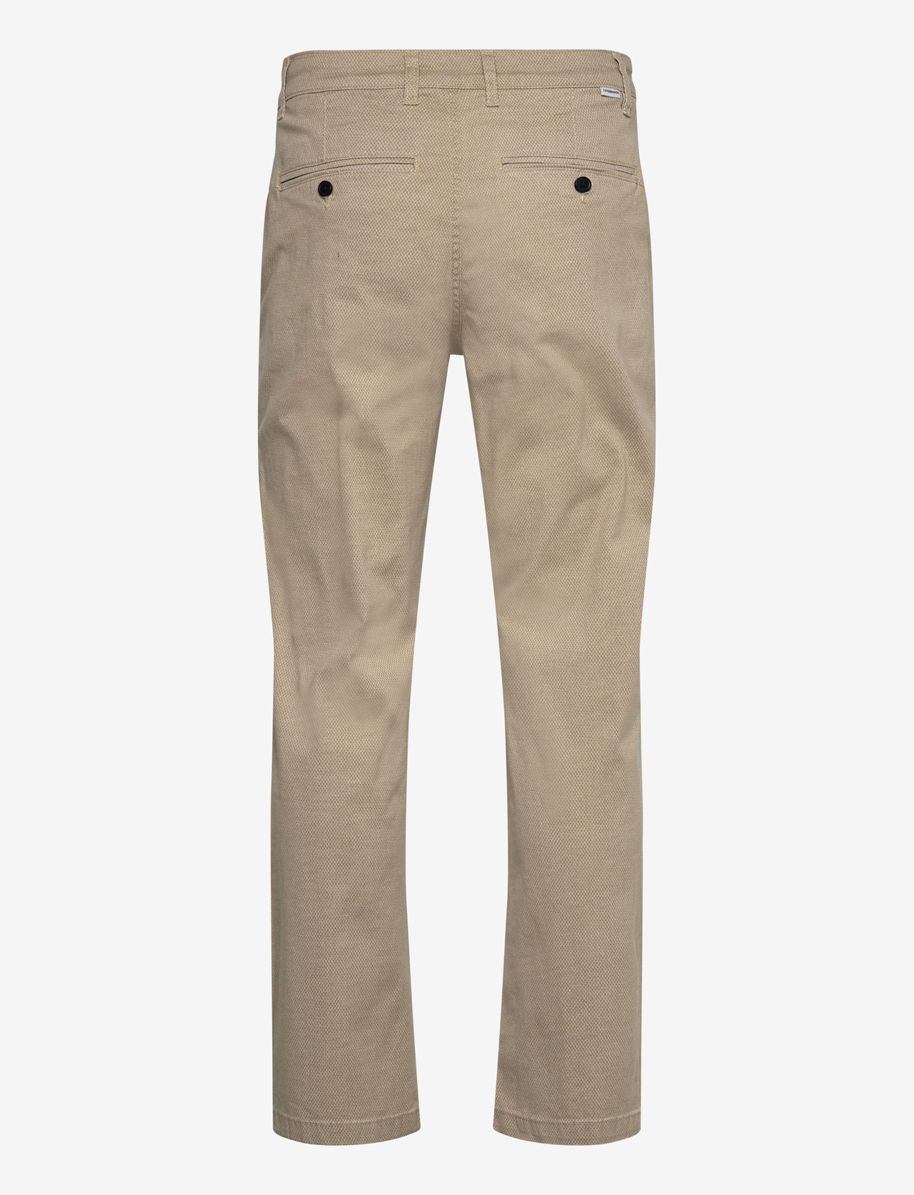 Lindbergh - AOP superflex chino pants - casual trousers - cream white - 1