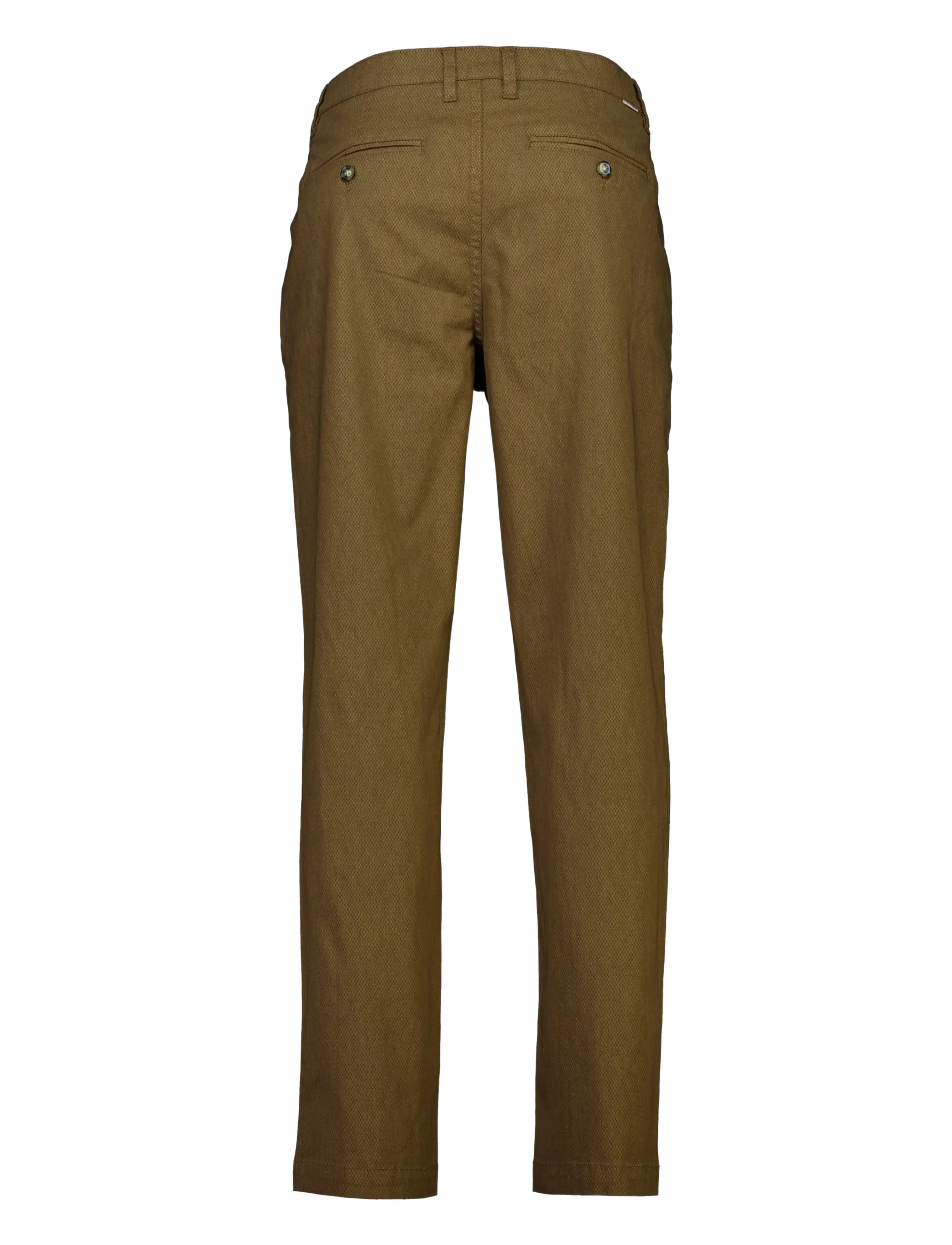 Lindbergh - AOP superflex chino pants - freizeithosen - deep brown - 2
