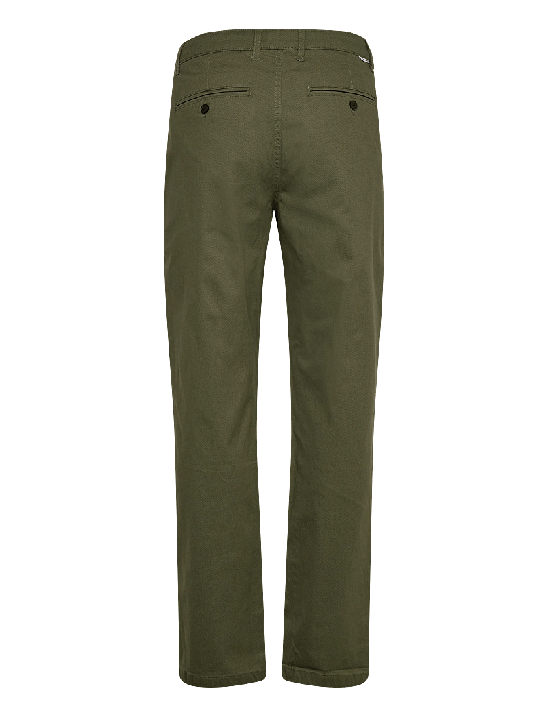 Lindbergh - AOP superflex chino pants - casual - dk army - 2