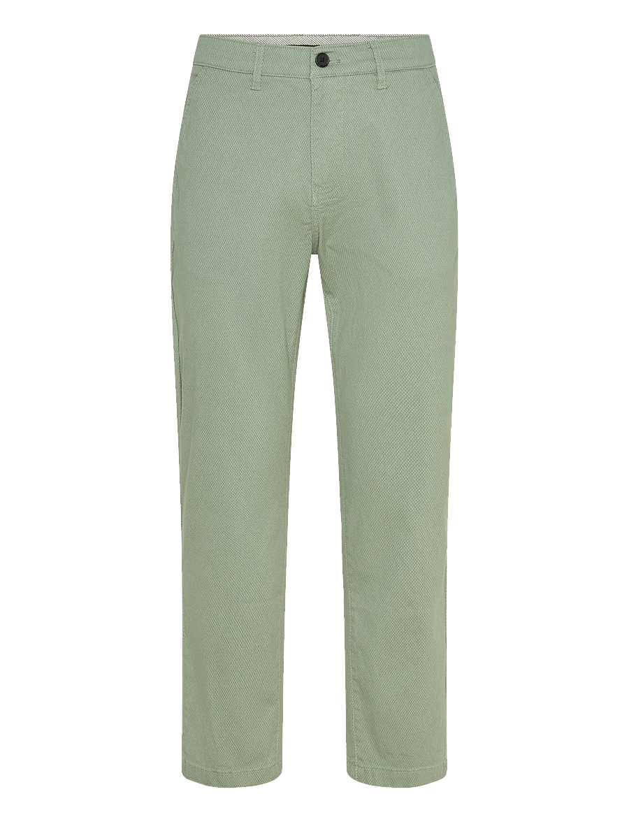 Lindbergh - AOP superflex chino pants - casual bukser - green - 1