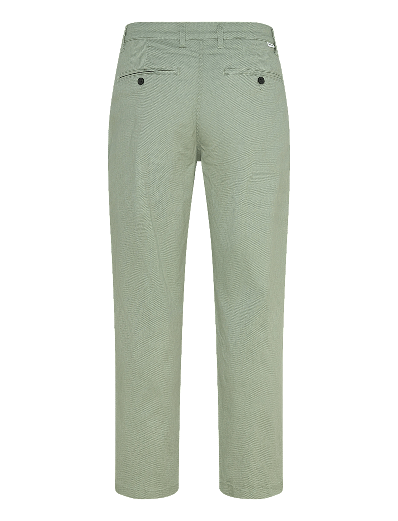 Lindbergh - AOP superflex chino pants - casual bukser - green - 1