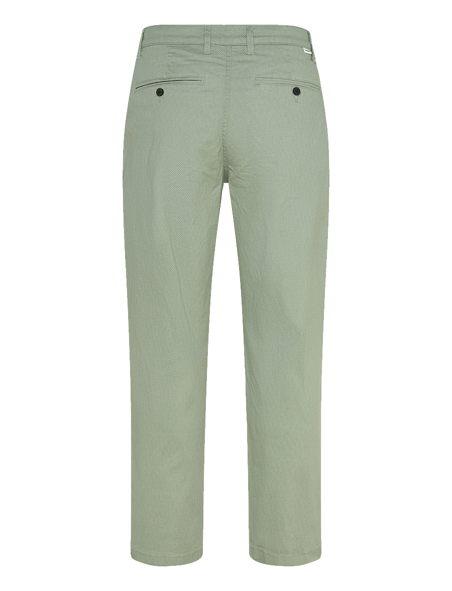 Lindbergh - AOP superflex chino pants - casual bukser - green - 2