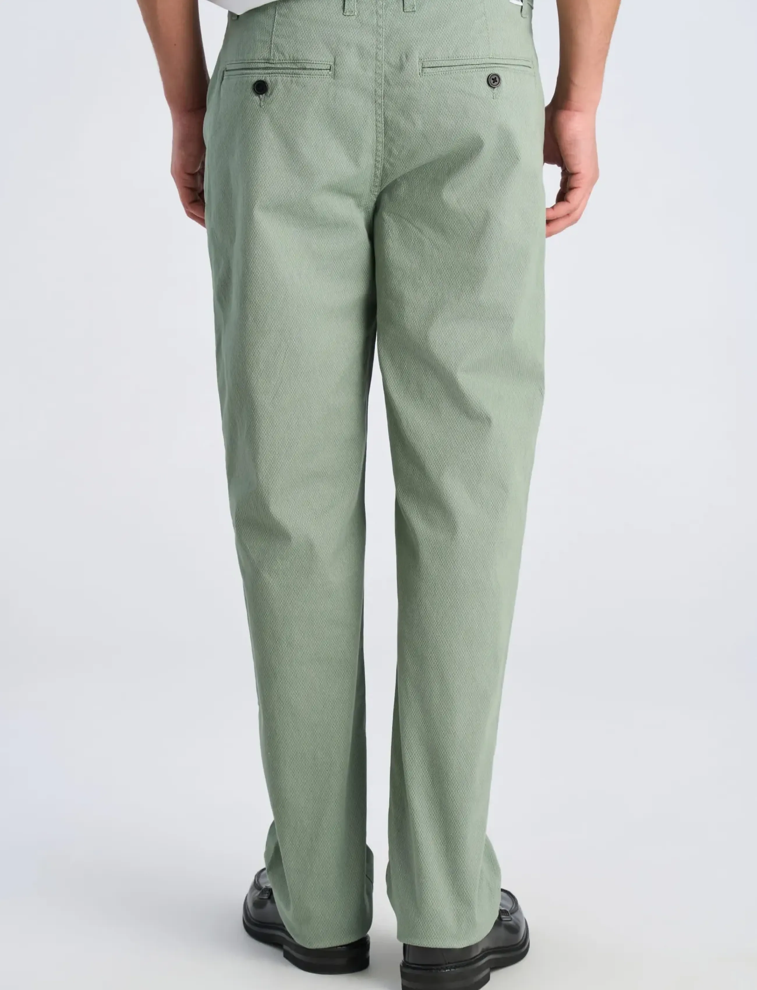 Lindbergh - AOP superflex chino pants - casual bukser - green - 4